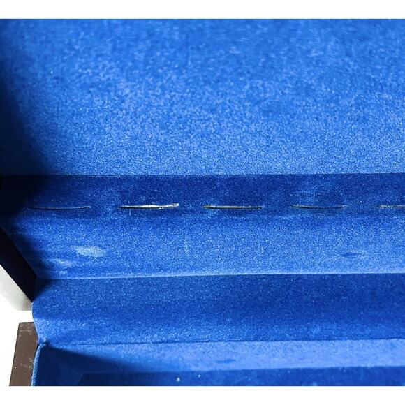 Vintage Wood Flatware Storage Chest w/Drawer State Farm - Picture 4 of 6